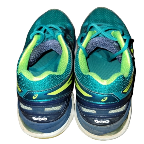 ASICS Shoes GEL GT-2000 4 Womens Size 8.5 Green Neon Running Sneaker T656N - Picture 4 of 11